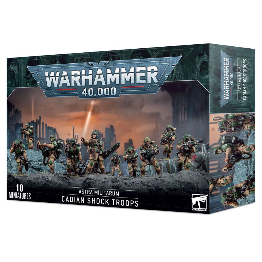 Warhammer 40K: Astra Militarum: Cadian Shock Troops [47-33]