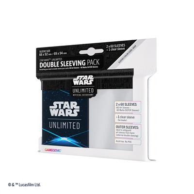 Star Wars Unlimited: Art Sleeves - Double Sleeving Pack - Space Blue