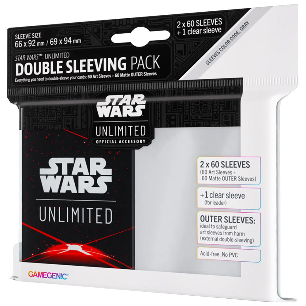 Star Wars Unlimited: Art Sleeves - Double Sleeving Pack - Space Red