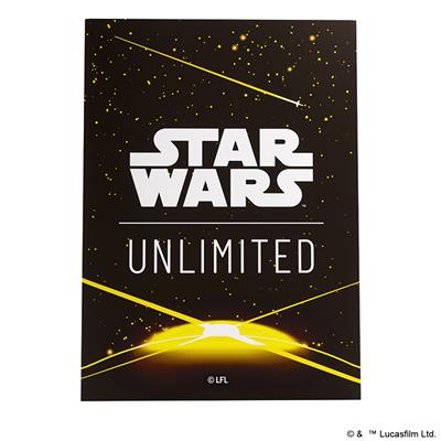 Star Wars Unlimited: Art Sleeves - Yellow Card Back