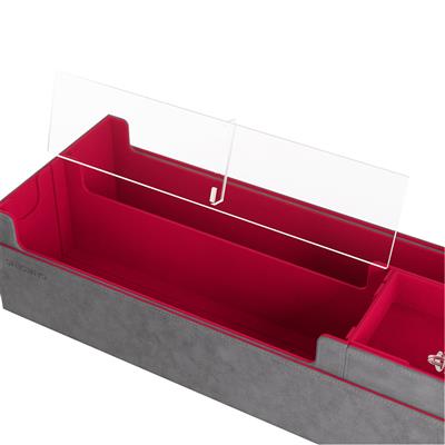 Grey/Red Cards' Lair Pro 1000+ Deck Box