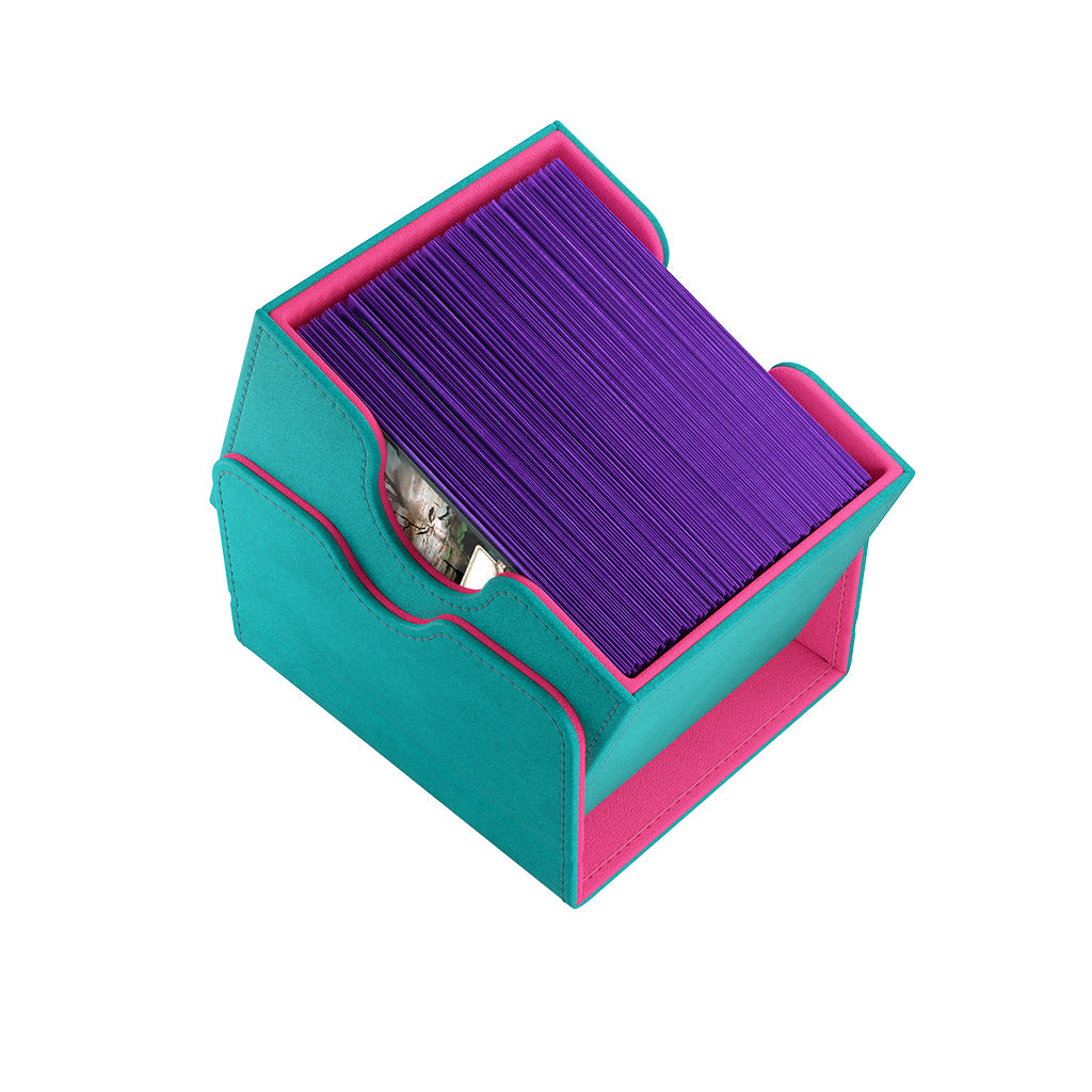 Gamegenic Teal/Pink Sidekick 100+ XL Deck Box