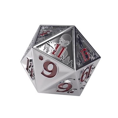 Stranger Things: Hellfire Club Premium Metal D20 Die (Pre-Order Expected Release: 10/31/2025)