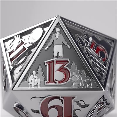 Stranger Things: Hellfire Club Premium Metal D20 Die (Pre-Order Expected Release: 10/31/2025)