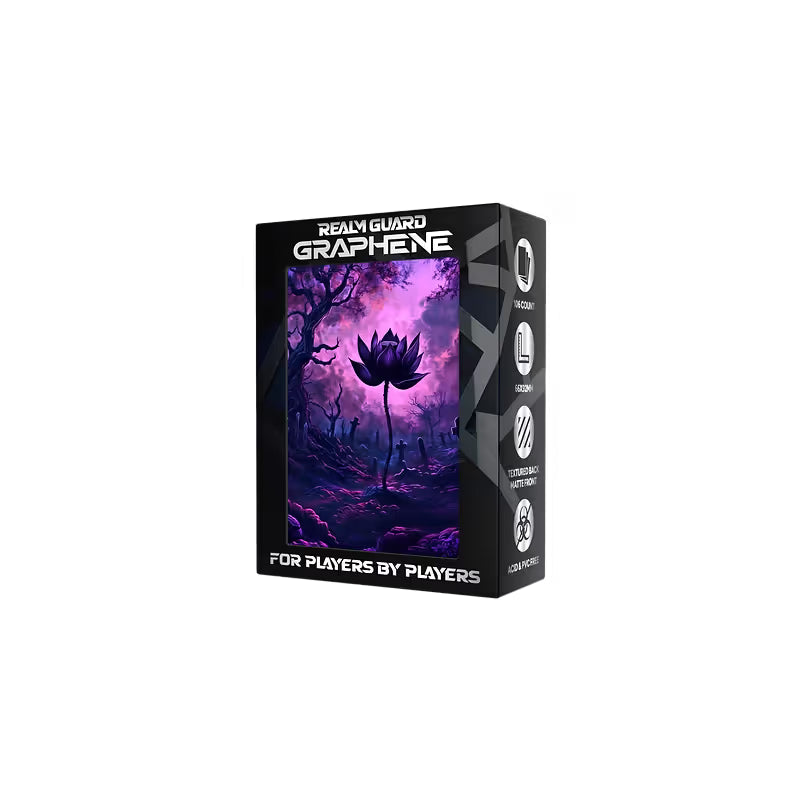 Realm Guard: Graphene Art Sleeves - Graveyard Black Lotus