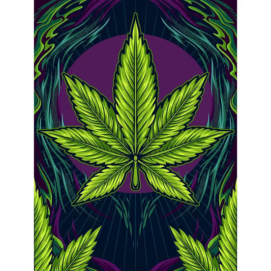 Realm Guard: Art Sleeves - Green Leaf