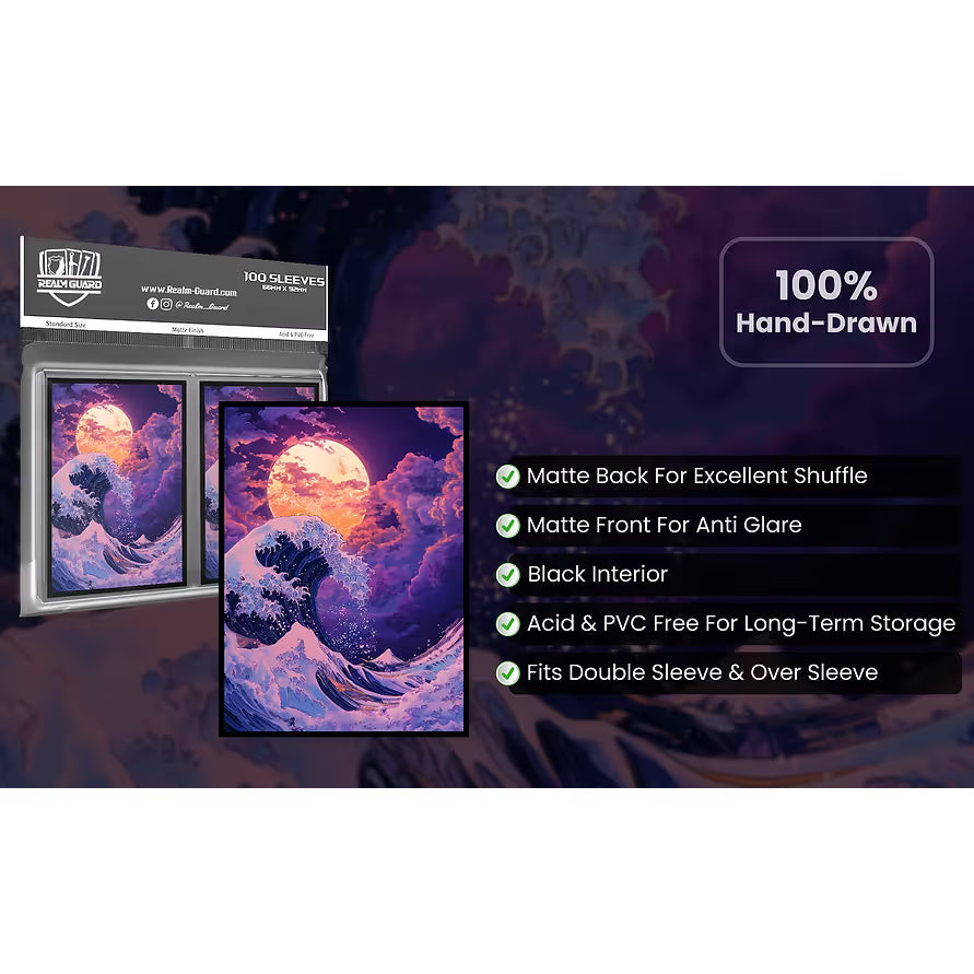 Realm Guard: Art Sleeves - Great Purple Wave