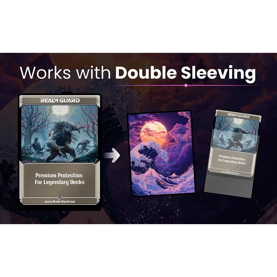 Realm Guard: Art Sleeves - Great Purple Wave
