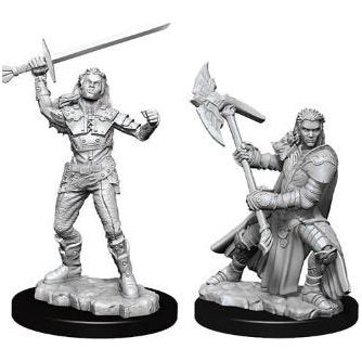 W07 Half-Orc Female Fighter Miniatures