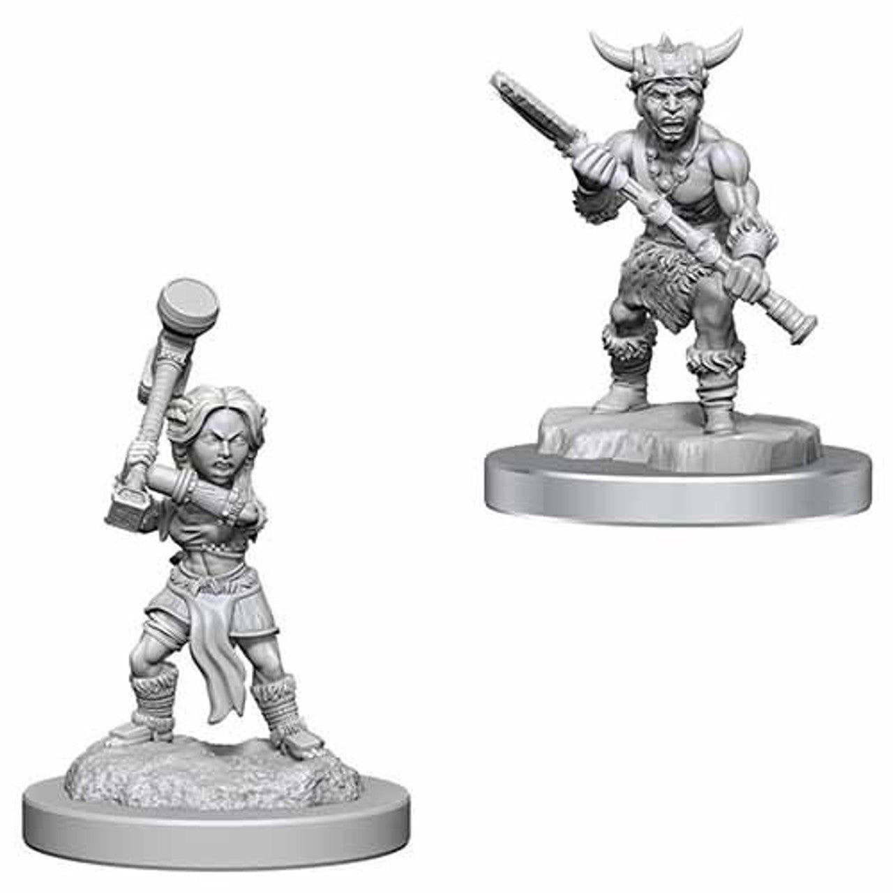 W18 Halfling Barbarians Miniatures