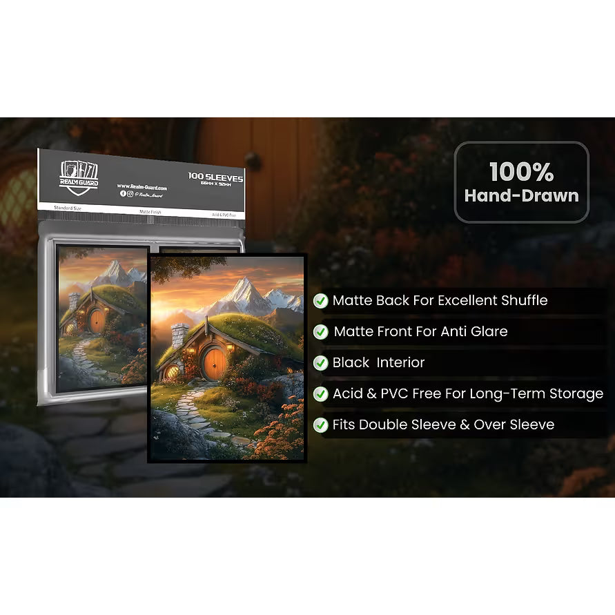 Realm Guard: Art Sleeves - Hobbit Tranquility