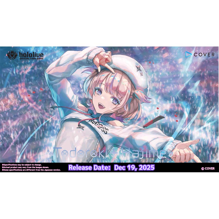 hololive OCG: Todoroki Hajime (White) Start Deck [SD05] (Pre-Order Expected Release Date: 12/19/2025)
