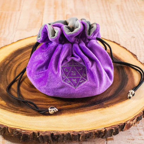 Large Dice Sack Purple