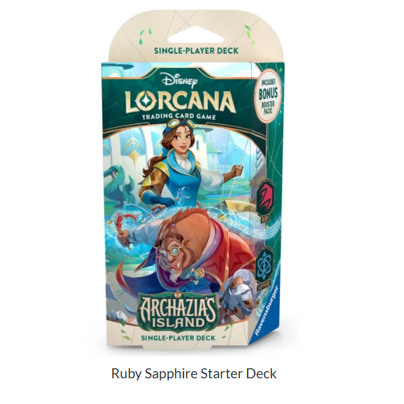 Disney Lorcana TCG: Set 7 - Archazia’s Island: Starter Deck (Pre-Order Expected Release 03/22/2025)