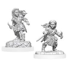 W20 Halfling Rogue Female Miniatures