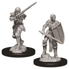 W09 Female Human Fighter Miniatures