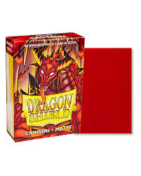 Dragon Shield Japanese Size 60ct Sleeves: Crimson Matte