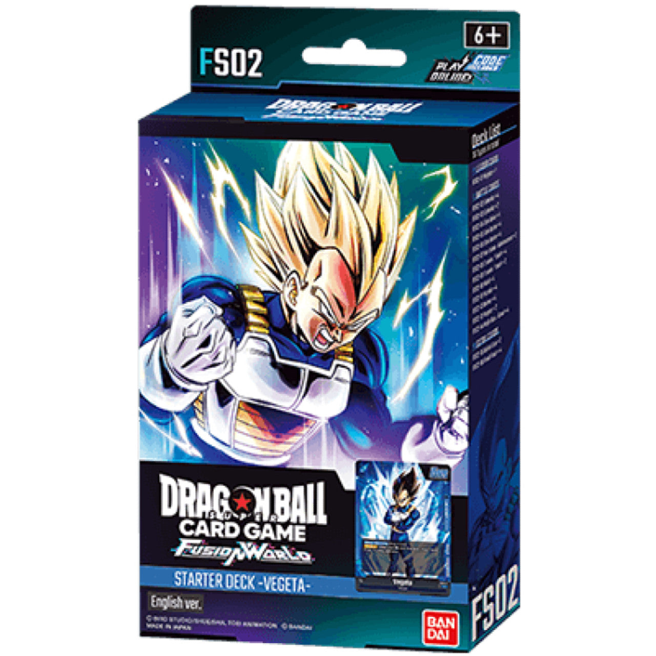 Dragon Ball Super TCG: Fusion World - Vegeta Starter Deck 02 (FS-02)