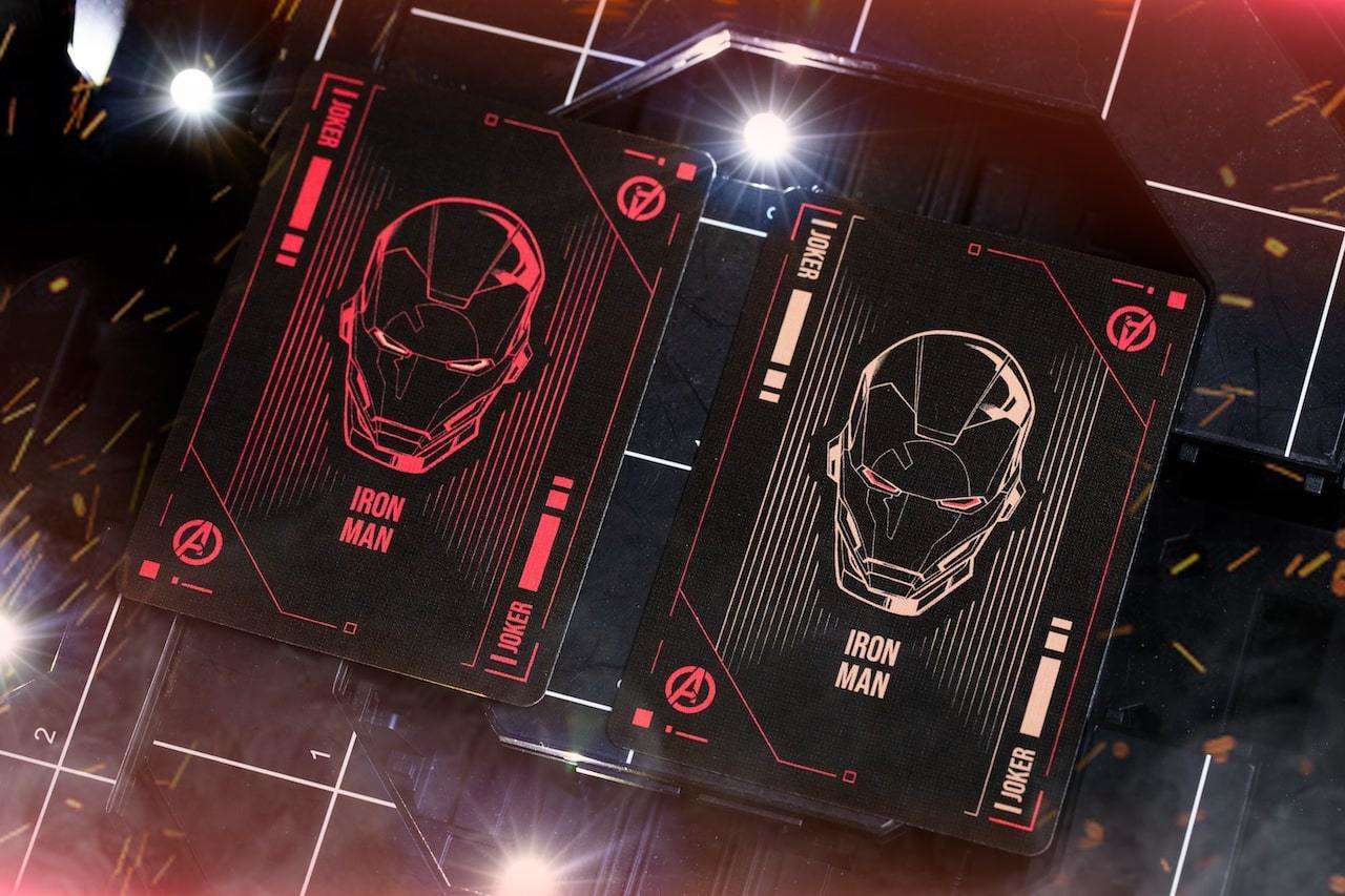 Iron Man: Mk 50 Gilded Playing Cards