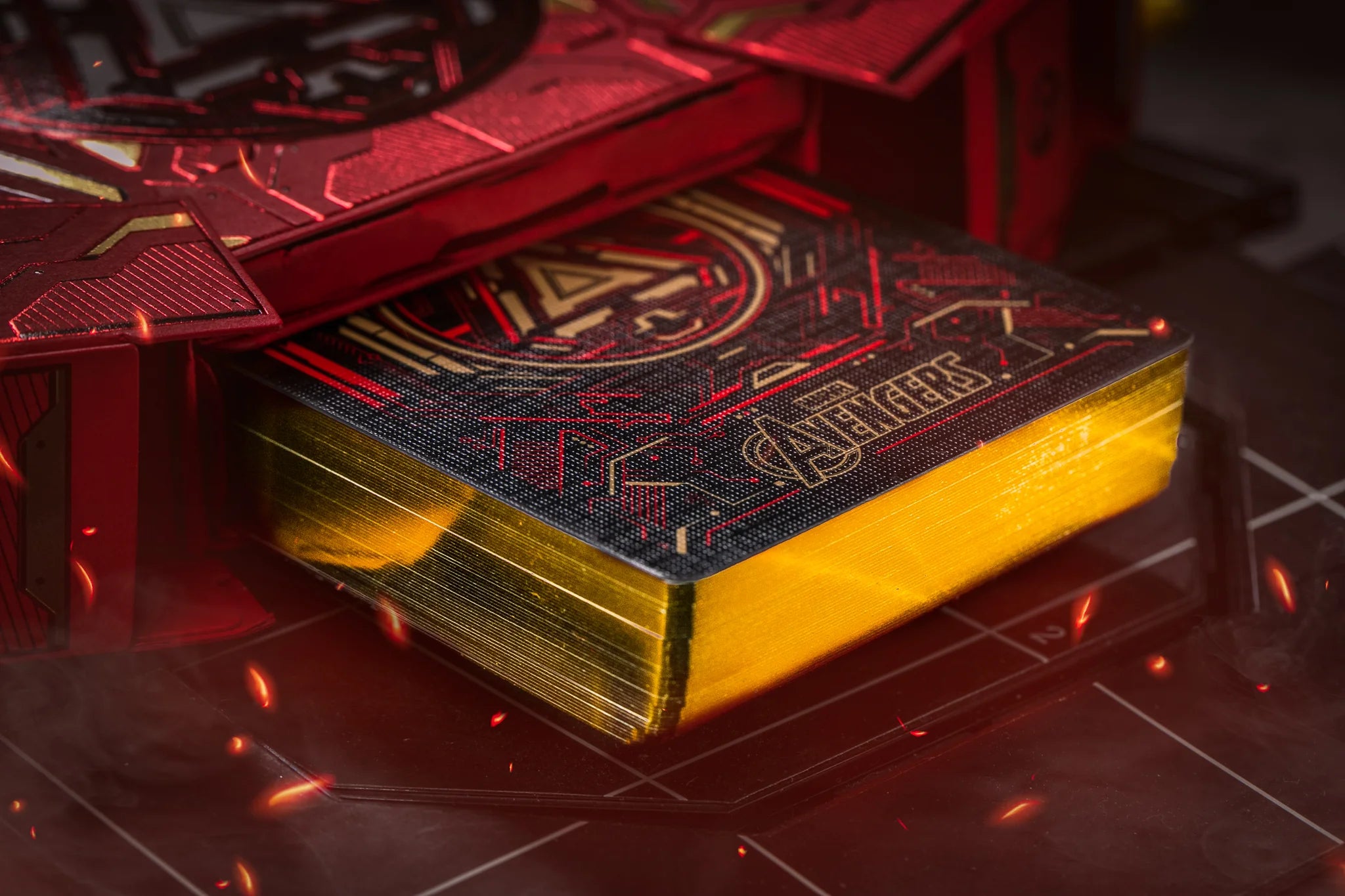 Iron Man: Mk 50 Gilded Playing Cards