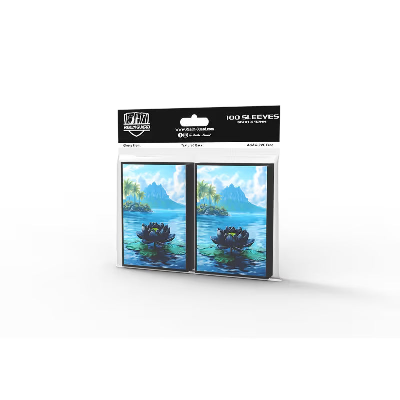 Realm Guard: Art Sleeves - Island Black Lotus