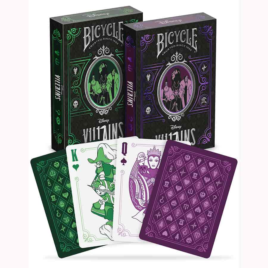 Disney Villains Green/Purple Playing Cards