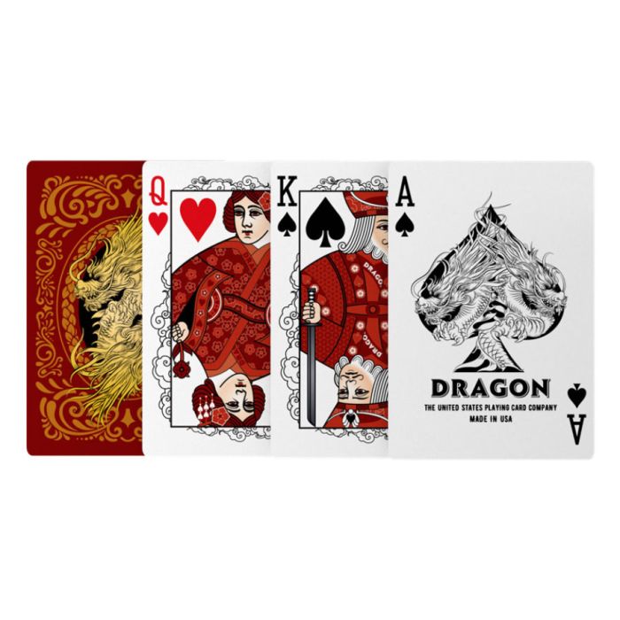 Red Dragon Playing Cards