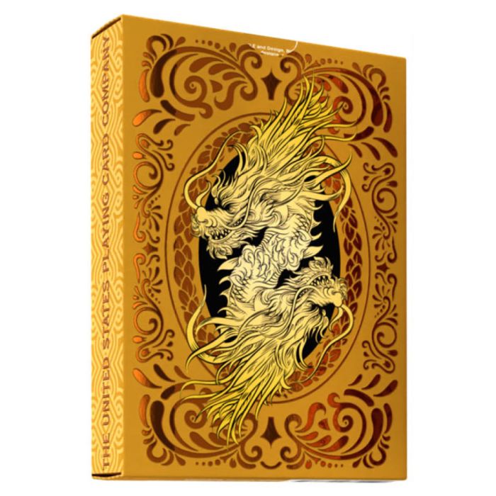 Gold Dragon Playing Cards