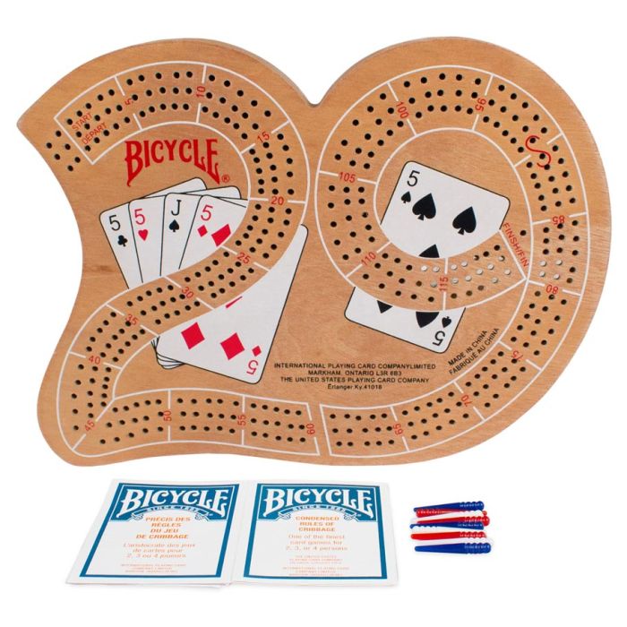 Large 29 Wooden Cribbage Board