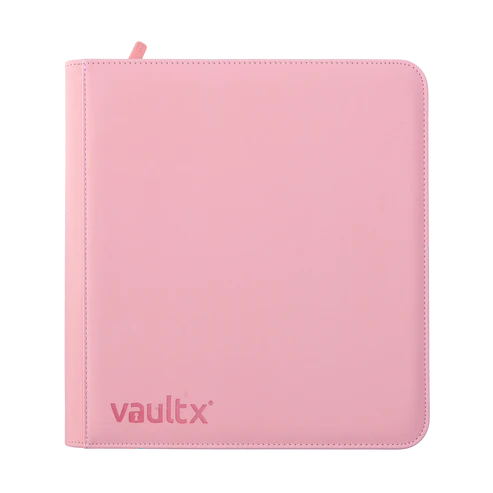 Just Pink 12-Pocket Exo-Tec Zip Binder