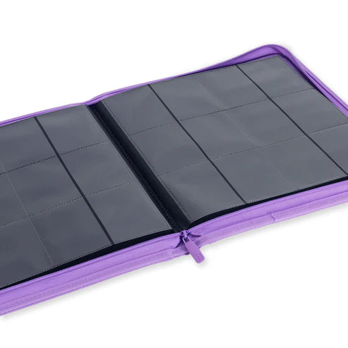 Just Purple 12-Pocket Exo-Tec Zip Binder