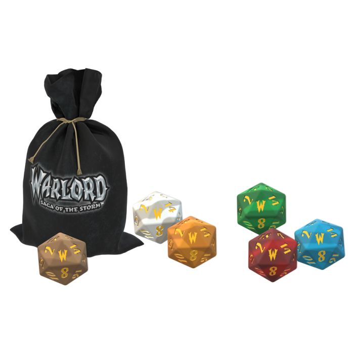 Warlord: Saga of the Storm TCG - Into the Accordlands: Dice Set & Bag