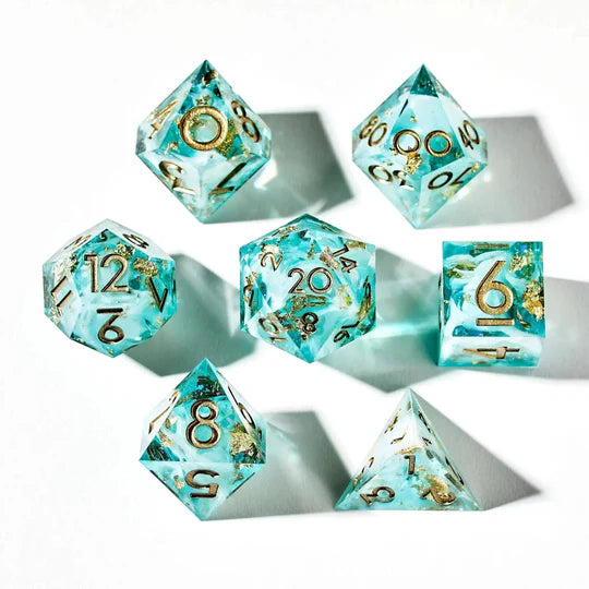 Lagoon 7-Piece Polyhedral Dice Set