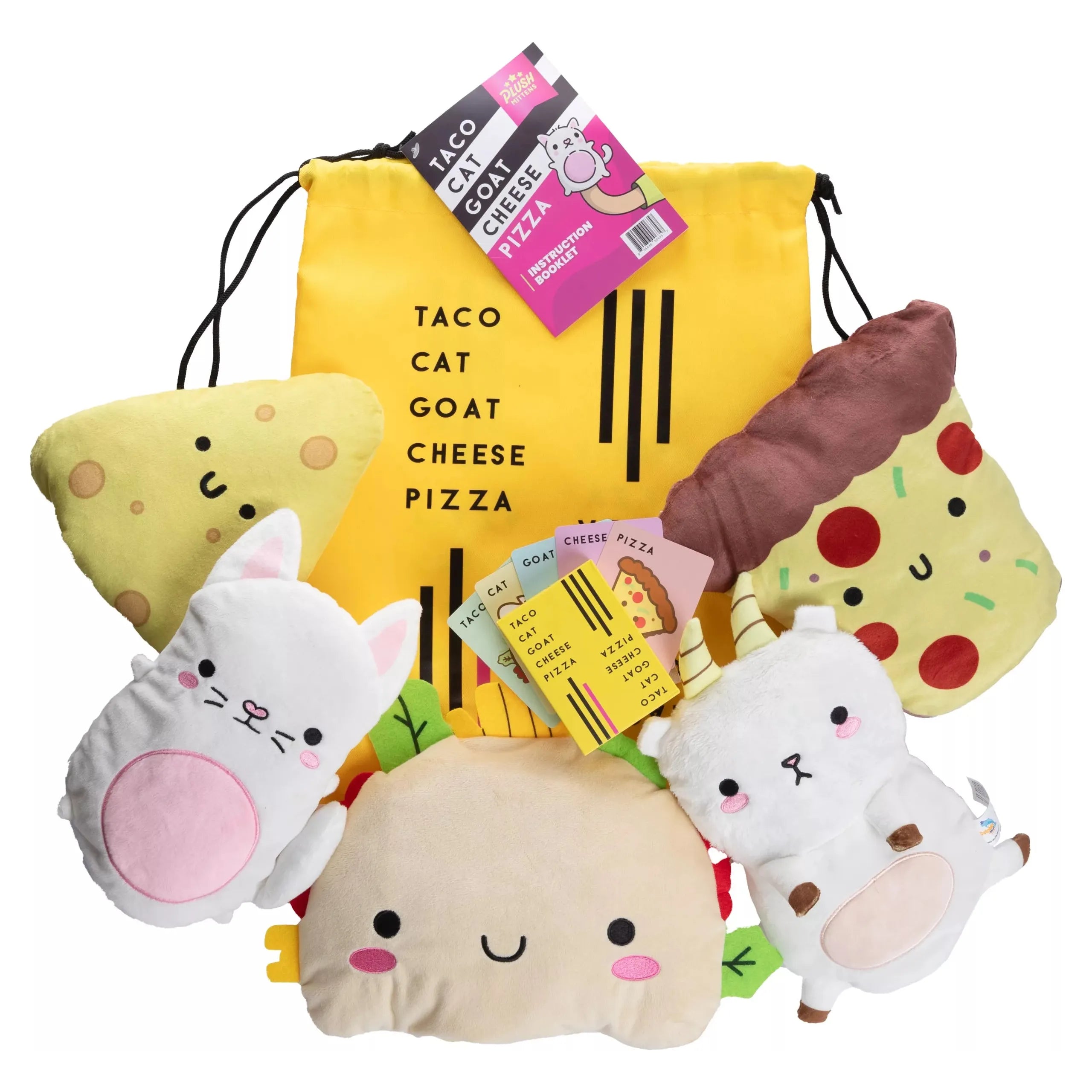 Taco Cat Goat Cheese Pizza: Plush Mittens Set