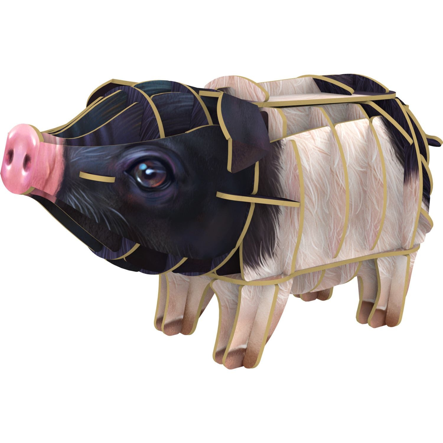 Voices of Nature: Pig 3D Paper Puzzle