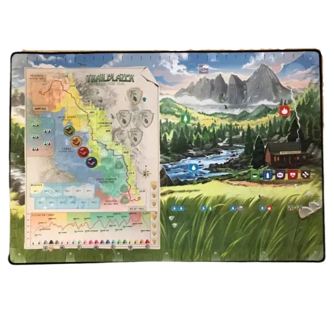 Trailblazer: The John Muir Trail - Upgraded Neoprene Game Mat