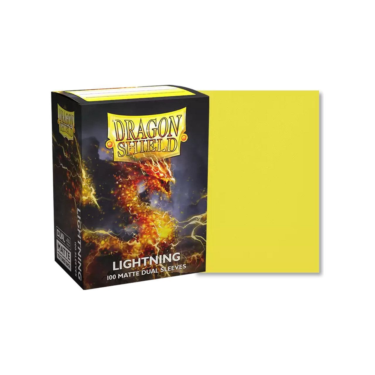 Dragon Shield 100ct Dual Sleeves: Lightning Matte