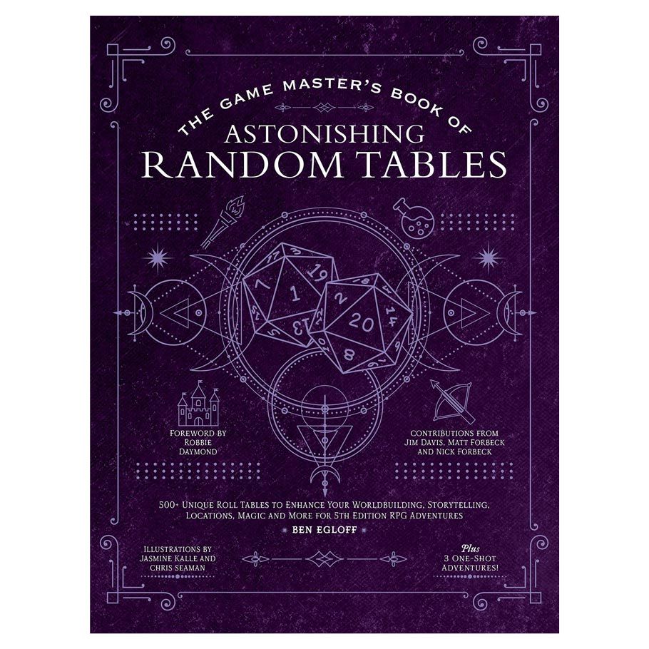 Dungeons and Dragons: 5th Edition - The Game Master's Book of Astonishing Random Tables