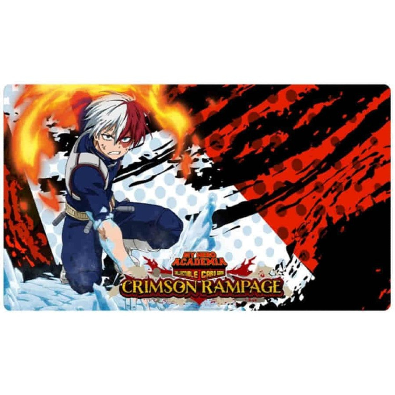 My Hero Academia CCG: Crimson Rampage - Shoto Todoroki Playmat