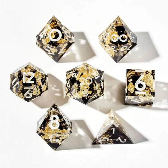 Midas Touch 7-Piece Polyhedral Dice Set