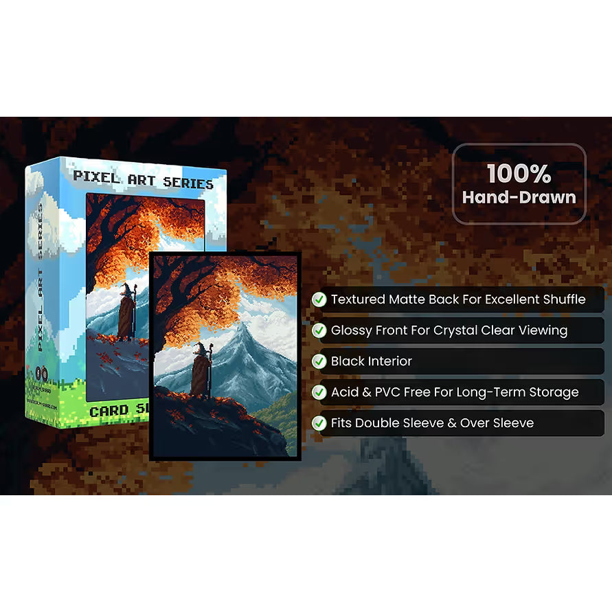 Realm Guard: Pixel Art Sleeves - Middle Earth