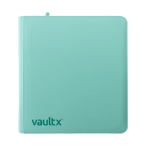 Mint Green 12-Pocket Exo-Tec Zip Binder