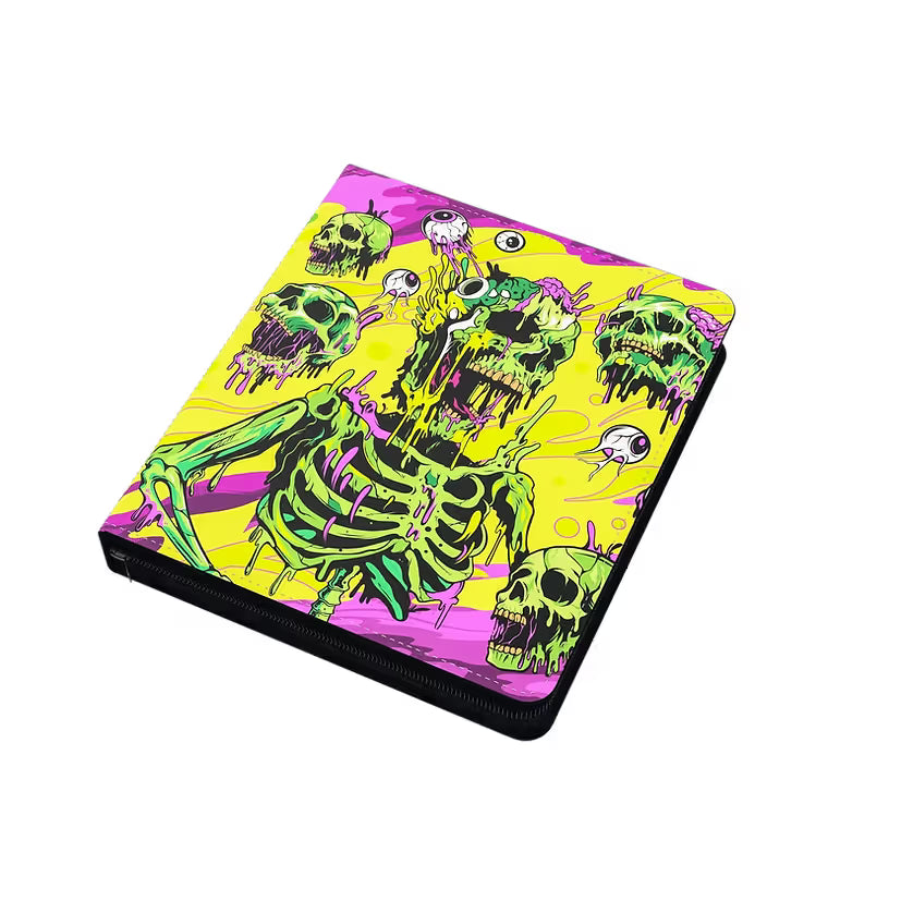 Realm Guard: 480 Card Binder - Melting Skulls