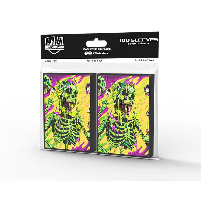 Realm Guard: Art Sleeves - Melting Skull V2