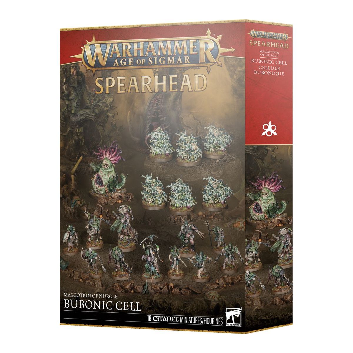 Warhammer Age of Sigmar: Spearhead: Maggotkin of Nurgle: Bubonic Cell [70-838]