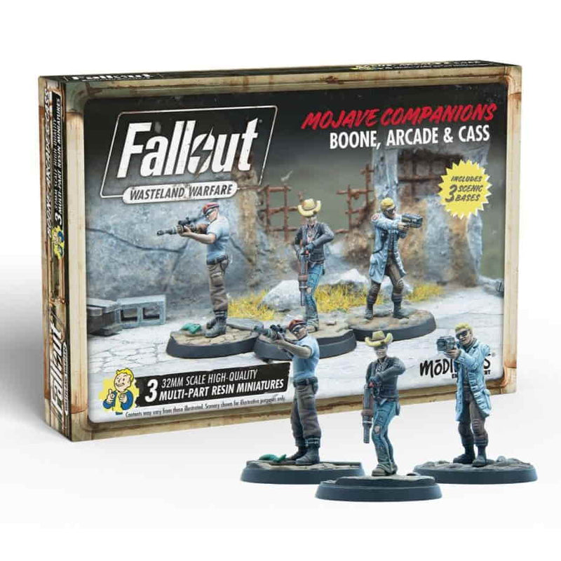 Fallout: Wasteland Warfare - Mojave Companions: Boone, Arcade and Cass