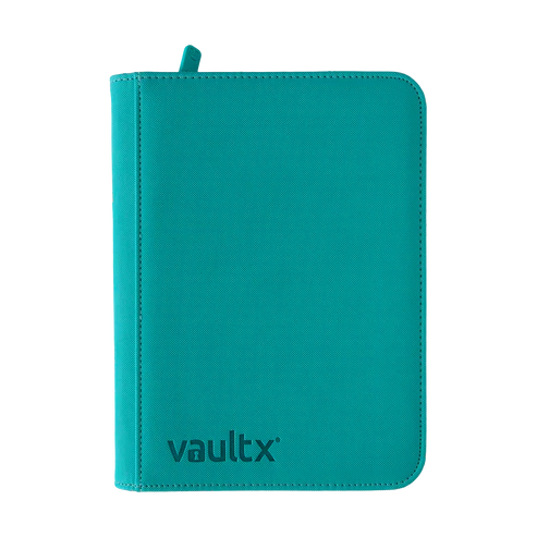 Ocean Blue 4-Pocket Exo-Tec Zip Binder