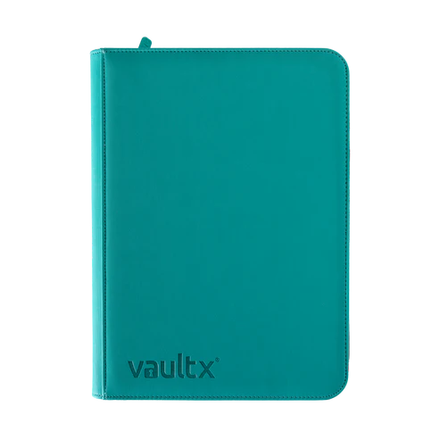 Ocean Blue 9-Pocket Exo-Tec Zip Binder