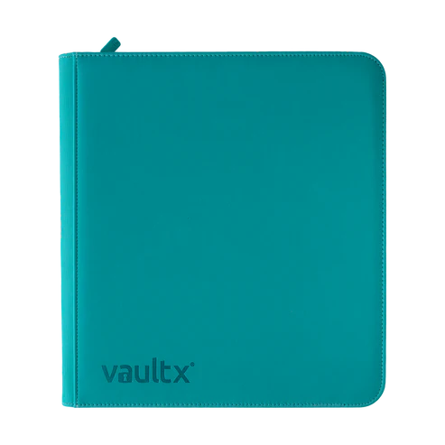 Ocean Blue 12-Pocket Exo-Tec Zip Binder