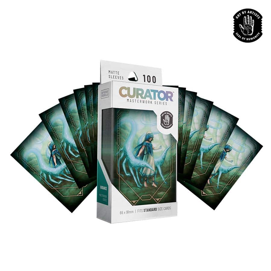Orange Nebula: Curator Masterwork Sleeves 100ct